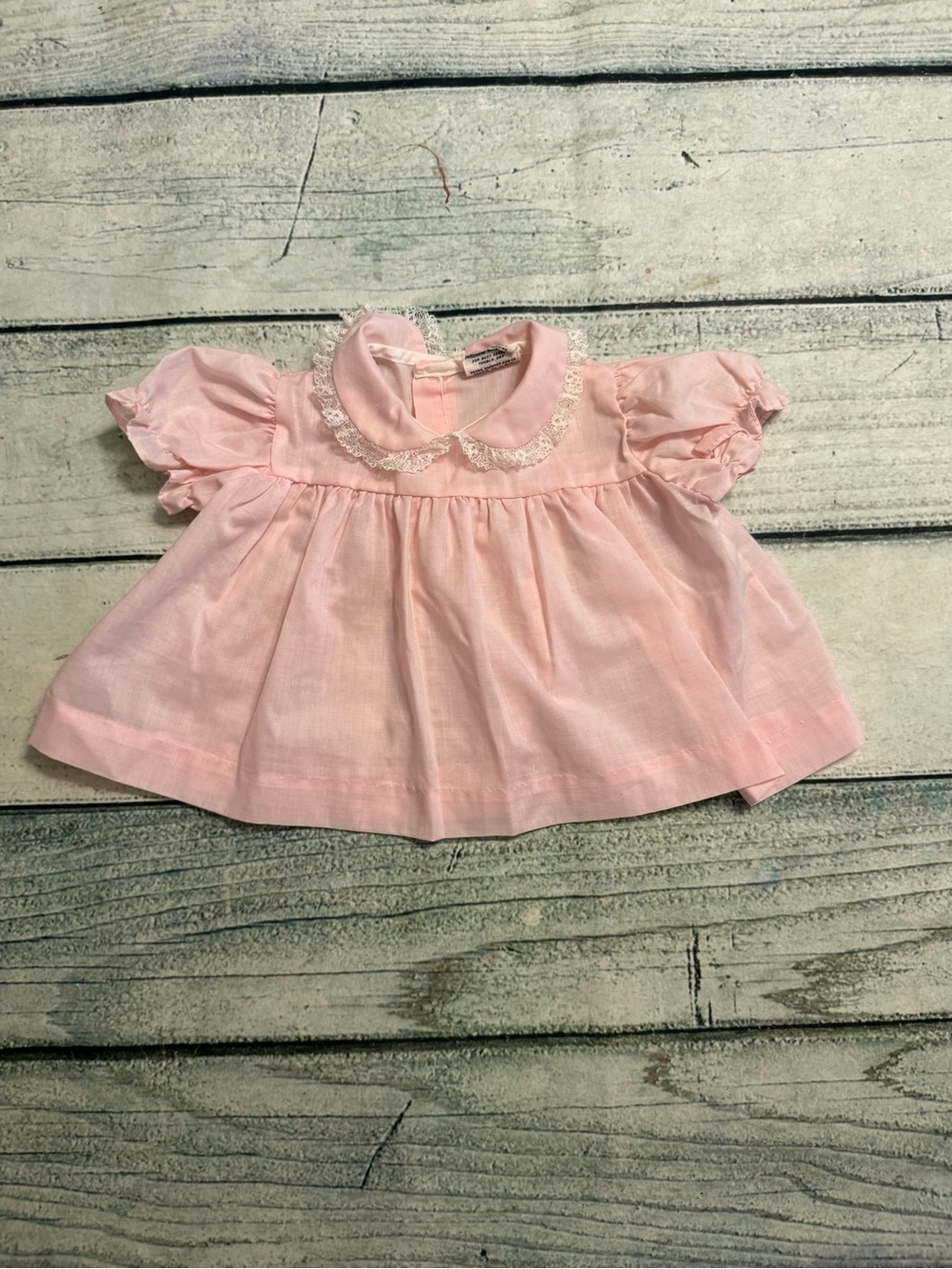 Adorable Vintage Honeysuckle Fashions Sears pink baby girl dress. 3-6 months
